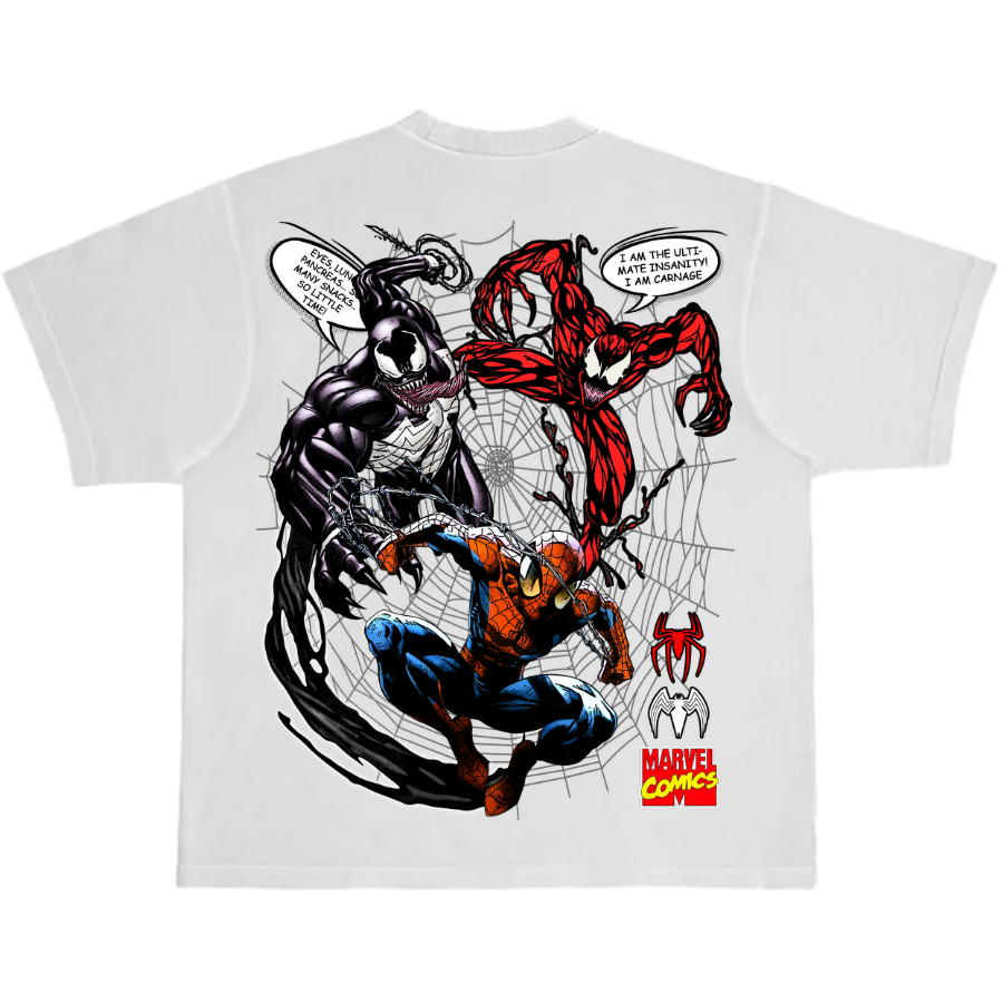 Spiderman x Carnage x Venom Tee